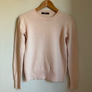 Quince 100% Cashmere Sweater Size S Soft Blush Crew Neck Women’s